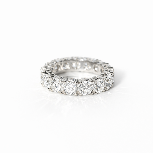 G Eternity Ring — 14K White Gold with
